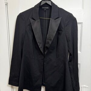 ✨ Lane Bryant Black Tuxedo-Lapels Blazer- Size 12 ✨